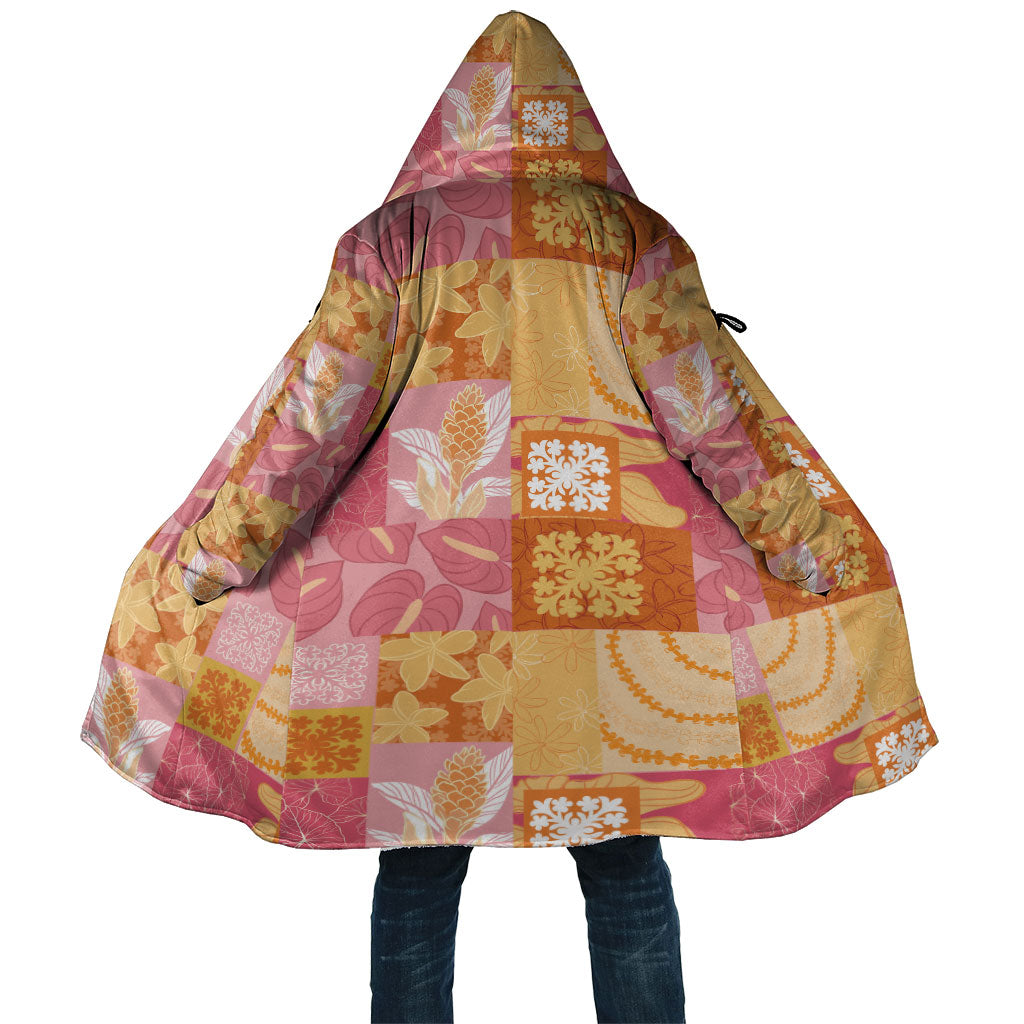 Aloha Hawaii Quilt Floral Patchwork Style Cloak