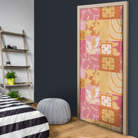 Aloha Hawaii Quilt Floral Patchwork Style Door Cover