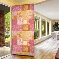 Aloha Hawaii Quilt Floral Patchwork Style Door Cover