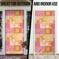 Aloha Hawaii Quilt Floral Patchwork Style Door Cover