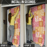 Aloha Hawaii Quilt Floral Patchwork Style Door Cover