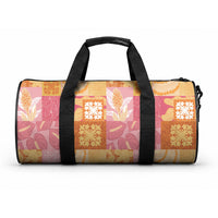 Aloha Hawaii Quilt Floral Patchwork Style Duffle Bag