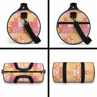 Aloha Hawaii Quilt Floral Patchwork Style Duffle Bag