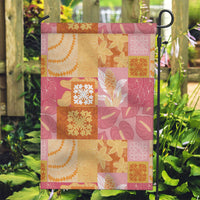 Aloha Hawaii Quilt Floral Patchwork Style Garden Flag