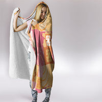 Aloha Hawaii Quilt Floral Patchwork Style Hooded Blanket