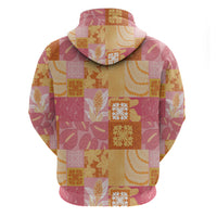 Aloha Hawaii Quilt Floral Patchwork Style Hoodie