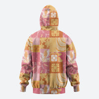 Aloha Hawaii Quilt Floral Patchwork Style Hoodie