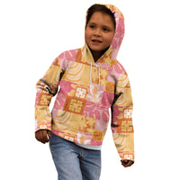 Aloha Hawaii Quilt Floral Patchwork Style Kid Hoodie