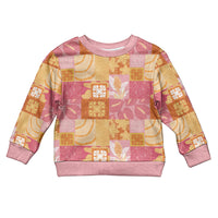 Aloha Hawaii Quilt Floral Patchwork Style Kid Ugly Christmas Sweater