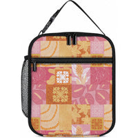 Aloha Hawaii Quilt Floral Patchwork Style Lunch Bag