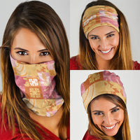 Aloha Hawaii Quilt Floral Patchwork Style Neck Gaiter