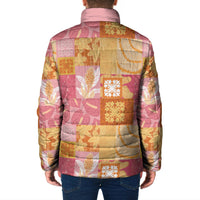 Aloha Hawaii Quilt Floral Patchwork Style Padded Jacket