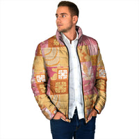 Aloha Hawaii Quilt Floral Patchwork Style Padded Jacket