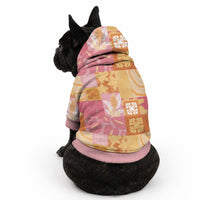 Aloha Hawaii Quilt Floral Patchwork Style Pet Hoodie