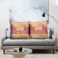 Aloha Hawaii Quilt Floral Patchwork Style Pillow Cover
