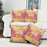 Aloha Hawaii Quilt Floral Patchwork Style Pillow Cover