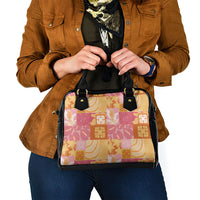 Aloha Hawaii Quilt Floral Patchwork Style Shoulder Handbag
