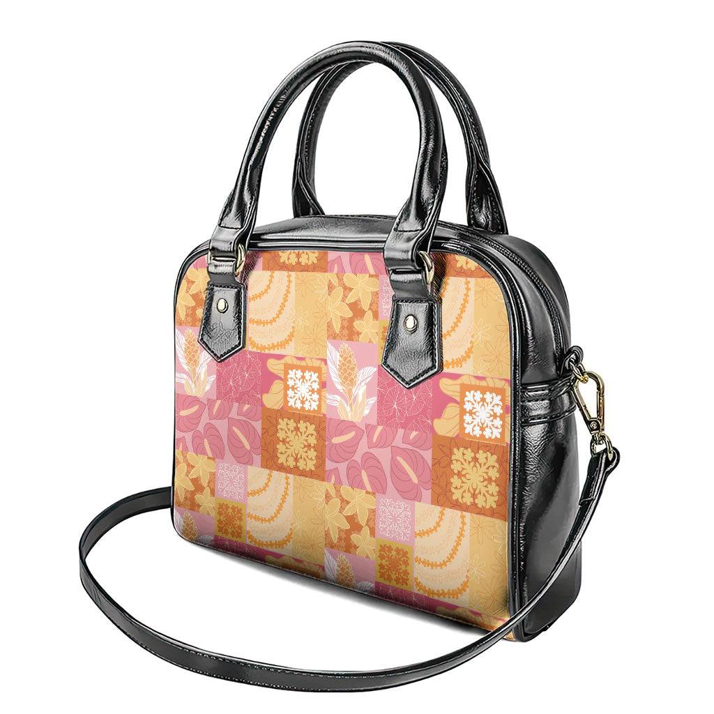 Aloha Hawaii Quilt Floral Patchwork Style Shoulder Handbag
