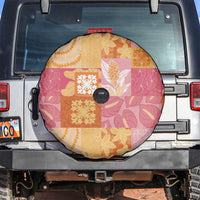 Aloha Hawaii Quilt Floral Patchwork Style Spare Tire Cover
