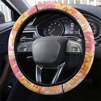 Aloha Hawaii Quilt Floral Patchwork Style Steering Wheel Cover