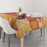 Aloha Hawaii Quilt Floral Patchwork Style Tablecloth