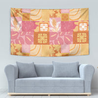 Aloha Hawaii Quilt Floral Patchwork Style Tapestry