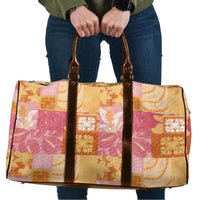 Aloha Hawaii Quilt Floral Patchwork Style Travel Bag