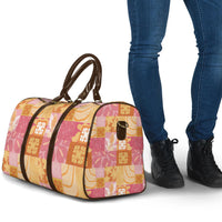 Aloha Hawaii Quilt Floral Patchwork Style Travel Bag