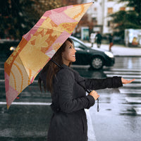 Aloha Hawaii Quilt Floral Patchwork Style Umbrella