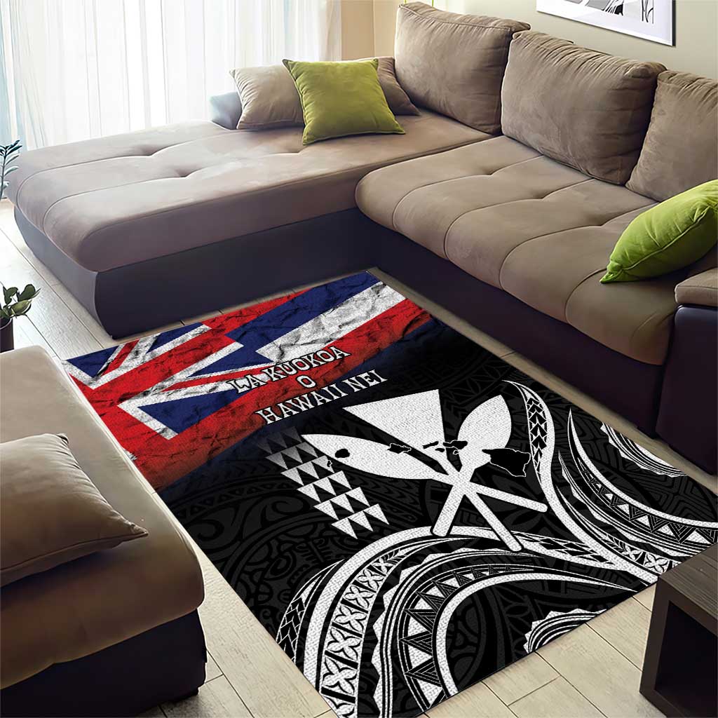 Hawaii Independence Day Area Rug La Kuokoa - Happy 28th November LT14 - Polynesian Pride