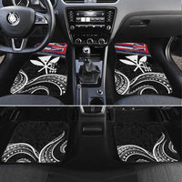 Hawaii Independence Day Car Mats La Kuokoa - Happy 28th November LT14 Set 4pcs Black - Polynesian Pride