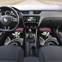 Hawaii Independence Day Car Mats La Kuokoa - Happy 28th November LT14 Set 2pcs - Front Black - Polynesian Pride