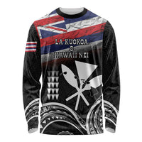 Hawaii Independence Day Long Sleeve Shirt La Kuokoa - Happy 28th November LT14 Unisex Black - Polynesian Pride