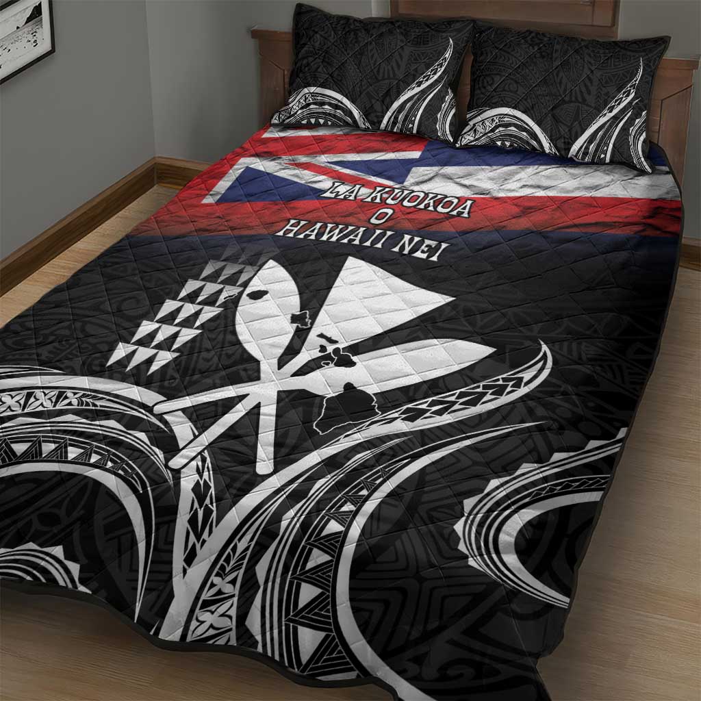 Hawaii Independence Day Quilt Bed Set La Kuokoa - Happy 28th November LT14 - Polynesian Pride