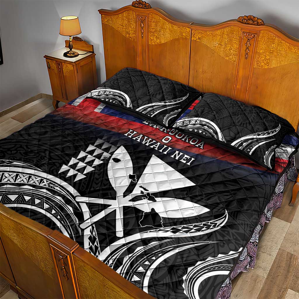 Hawaii Independence Day Quilt Bed Set La Kuokoa - Happy 28th November LT14 - Polynesian Pride