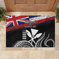 Hawaii Independence Day Rubber Doormat La Kuokoa - Happy 28th November LT14 Black - Polynesian Pride