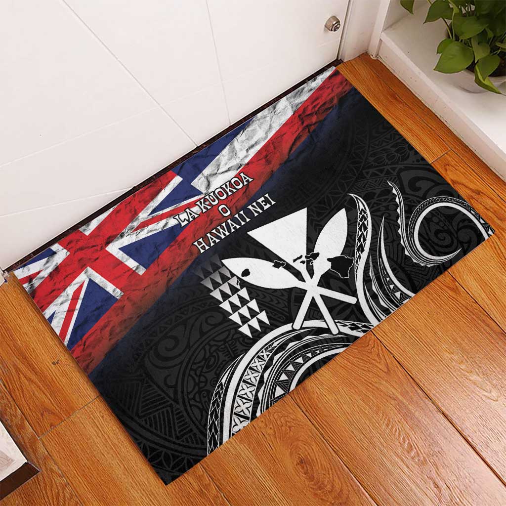 Hawaii Independence Day Rubber Doormat La Kuokoa - Happy 28th November LT14 - Polynesian Pride