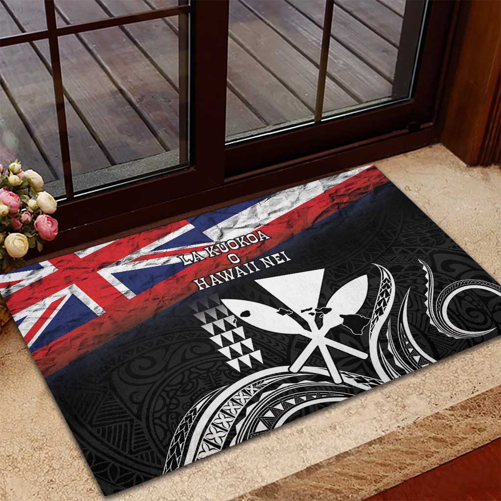 Hawaii Independence Day Rubber Doormat La Kuokoa - Happy 28th November LT14 - Polynesian Pride
