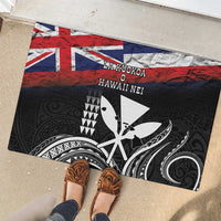 Hawaii Independence Day Rubber Doormat La Kuokoa - Happy 28th November LT14 - Polynesian Pride