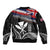 Hawaii Independence Day Sleeve Zip Bomber Jacket La Kuokoa - Happy 28th November