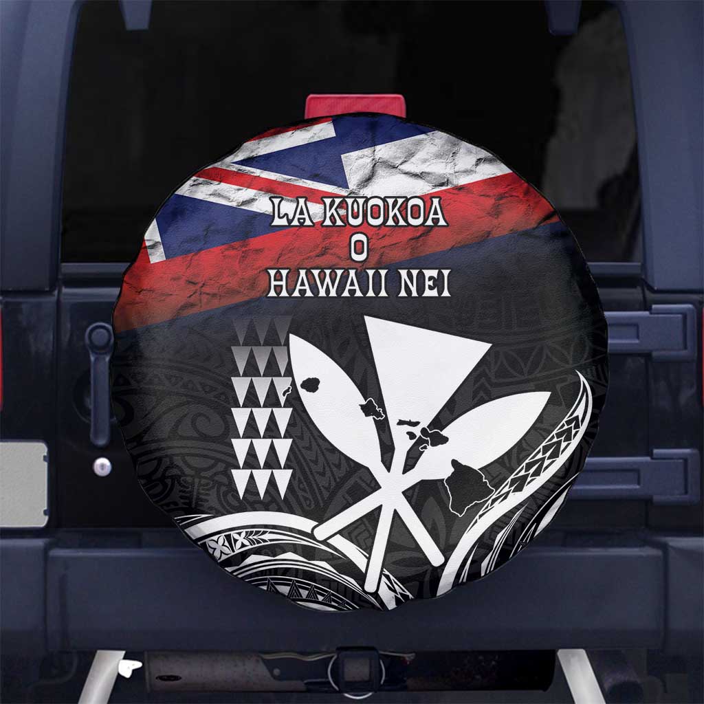 Hawaii Independence Day Spare Tire Cover La Kuokoa - Happy 28th November LT14 - Polynesian Pride