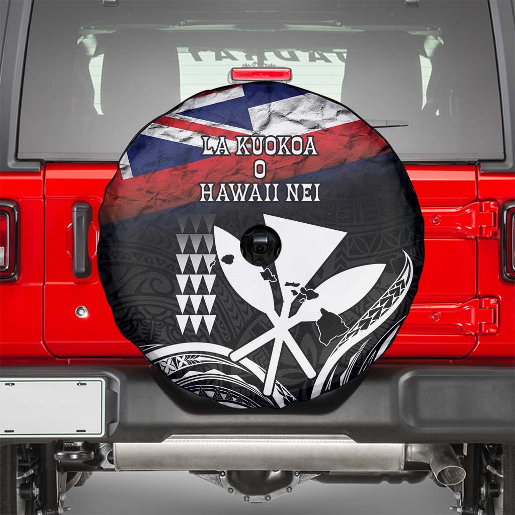 Hawaii Independence Day Spare Tire Cover La Kuokoa - Happy 28th November LT14 - Polynesian Pride