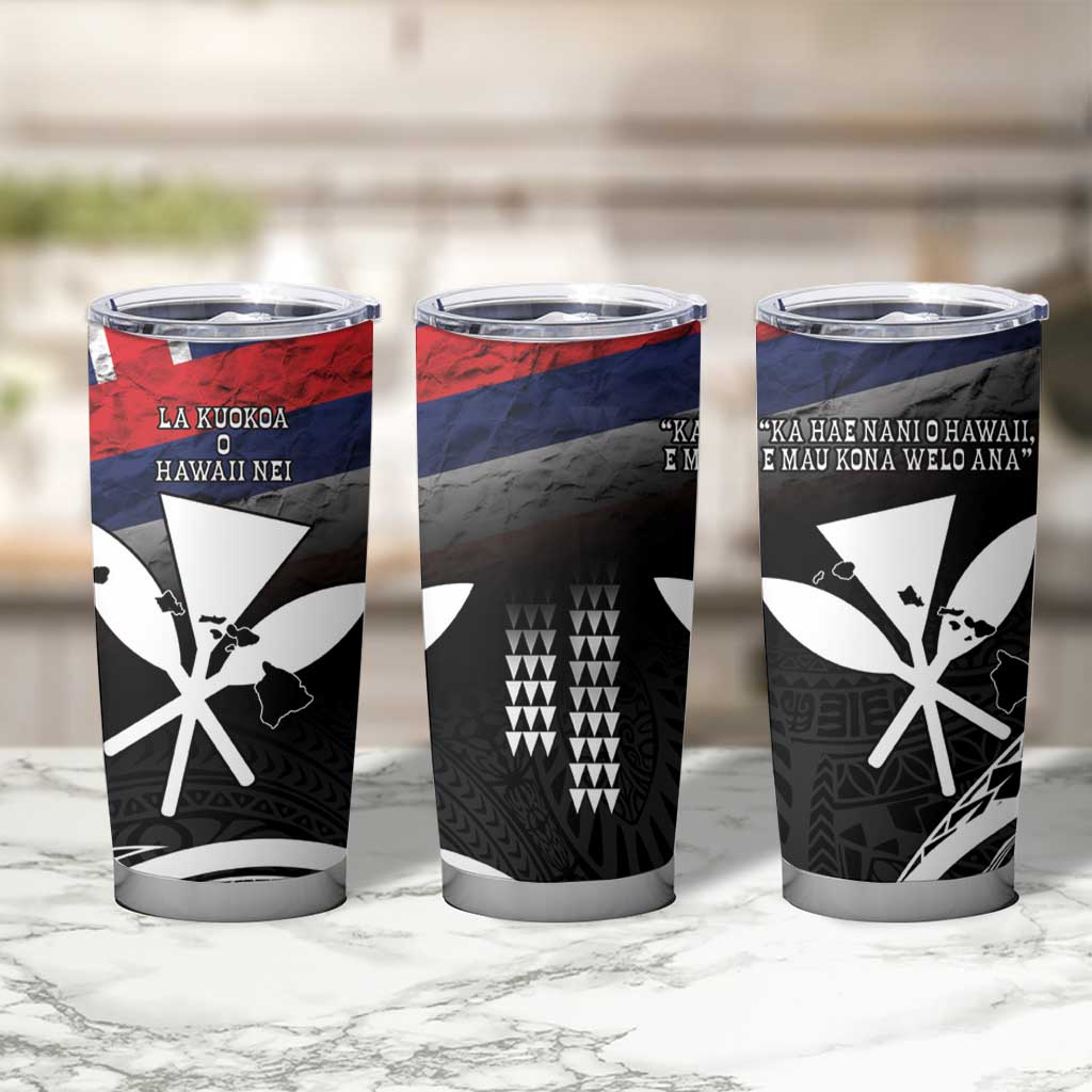 Hawaii Independence Day Tumbler Cup La Kuokoa - Happy 28th November LT14 - Polynesian Pride