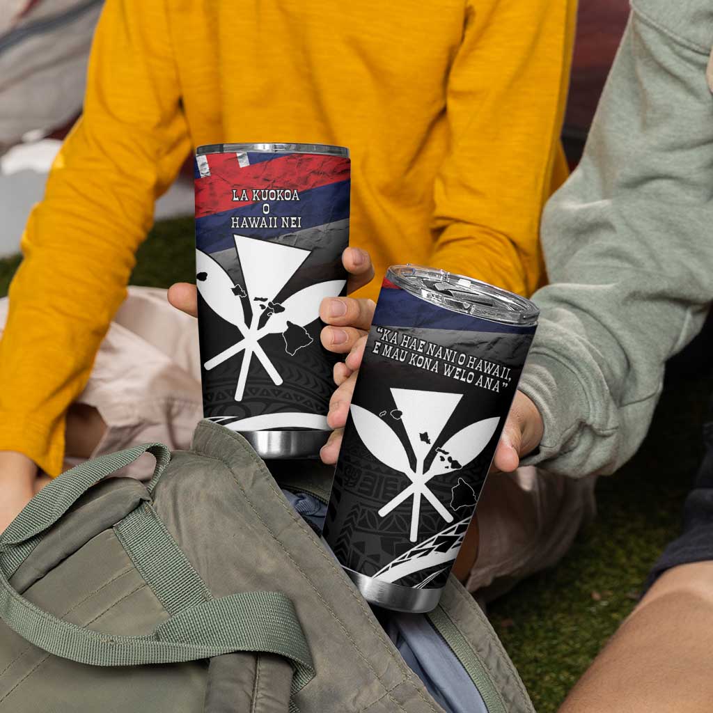 Hawaii Independence Day Tumbler Cup La Kuokoa - Happy 28th November LT14 - Polynesian Pride