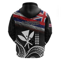 Hawaii Independence Day Zip Hoodie La Kuokoa - Happy 28th November LT14 - Polynesian Pride