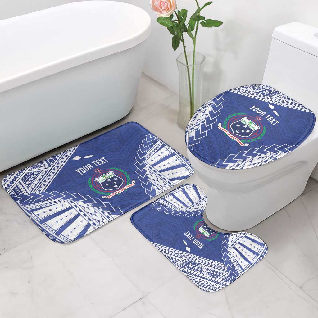 Toa Samoa Rugby Custom Bathroom Set Go Champions Pacific Samoan Pattern LT14 - Polynesian Pride