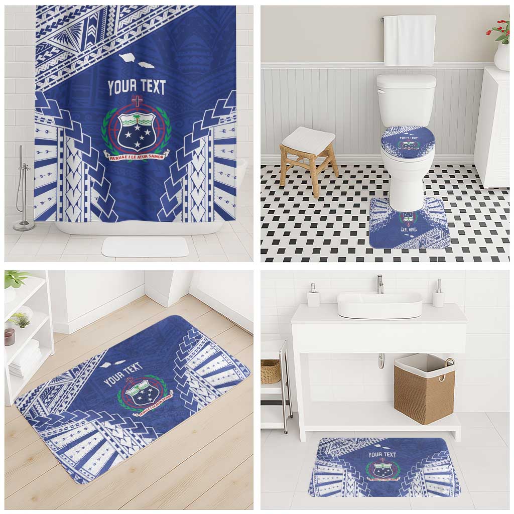 Toa Samoa Rugby Custom Bathroom Set Go Champions Pacific Samoan Pattern LT14 - Polynesian Pride