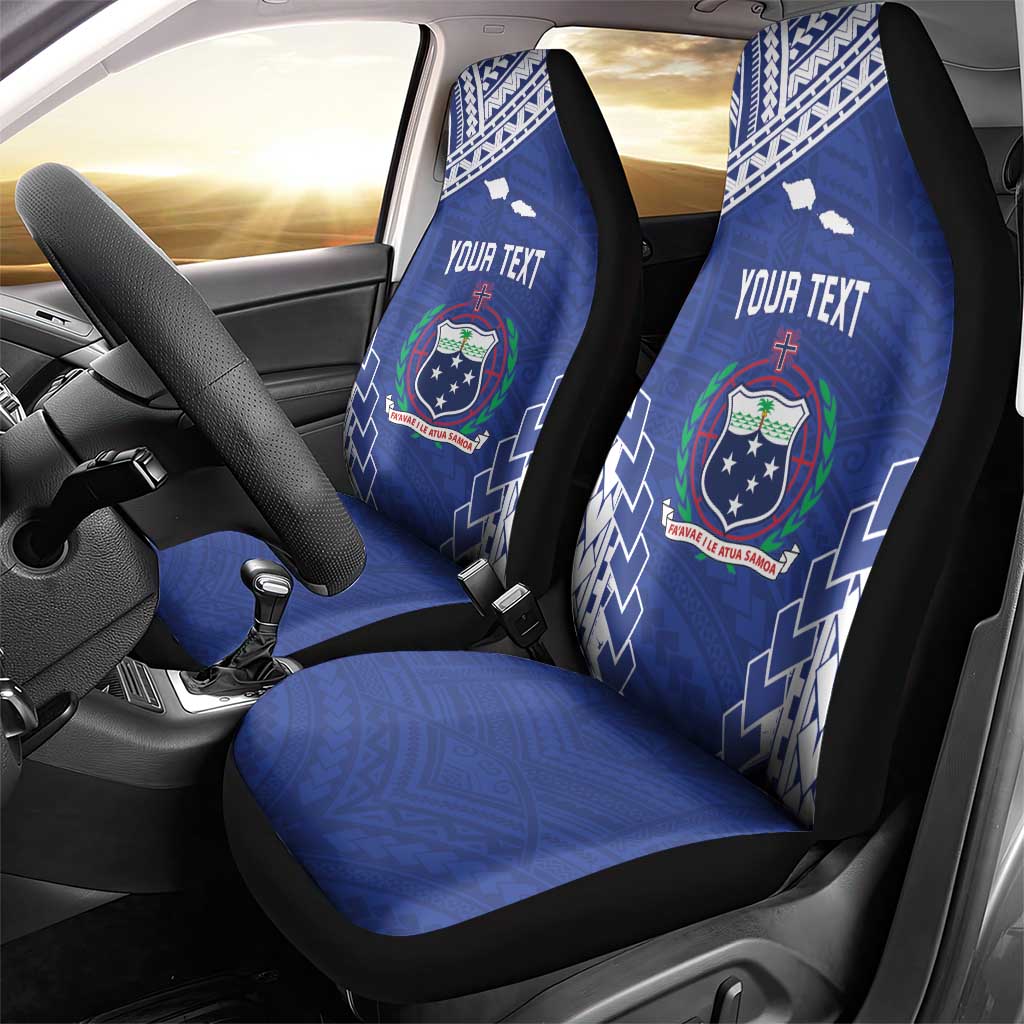 Toa Samoa Rugby Custom Car Seat Cover Go Champions Pacific Samoan Pattern LT14 - Polynesian Pride