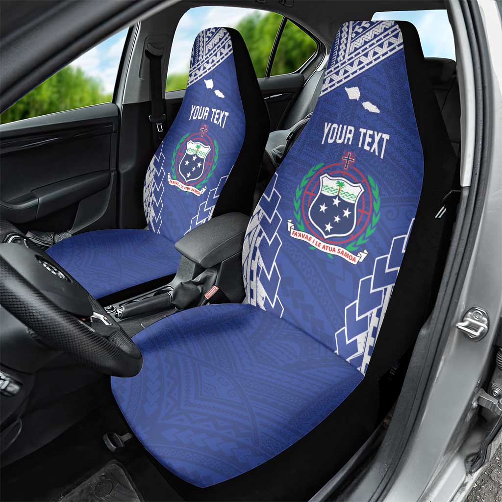 Toa Samoa Rugby Custom Car Seat Cover Go Champions Pacific Samoan Pattern LT14 - Polynesian Pride