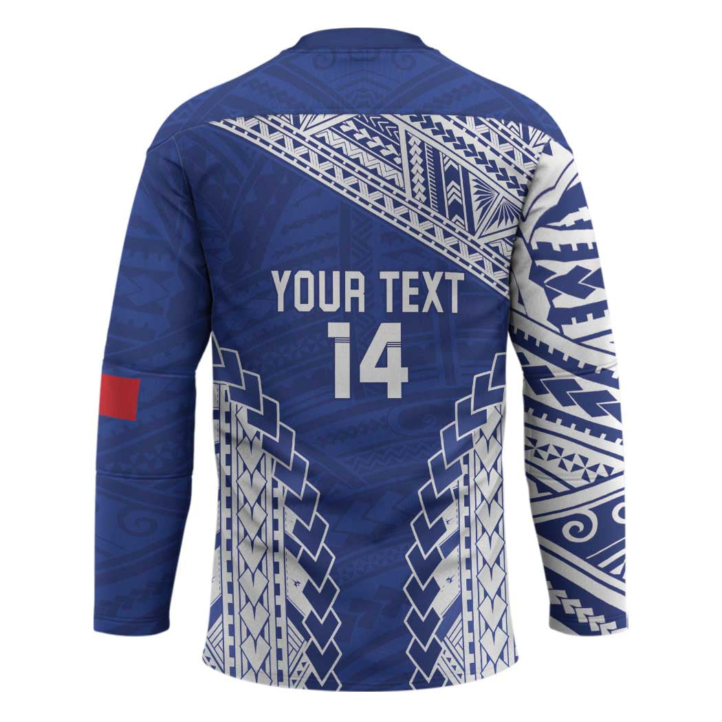 Toa Samoa Rugby Custom Hockey Jersey Go Champions Pacific Samoan Pattern LT14 - Polynesian Pride